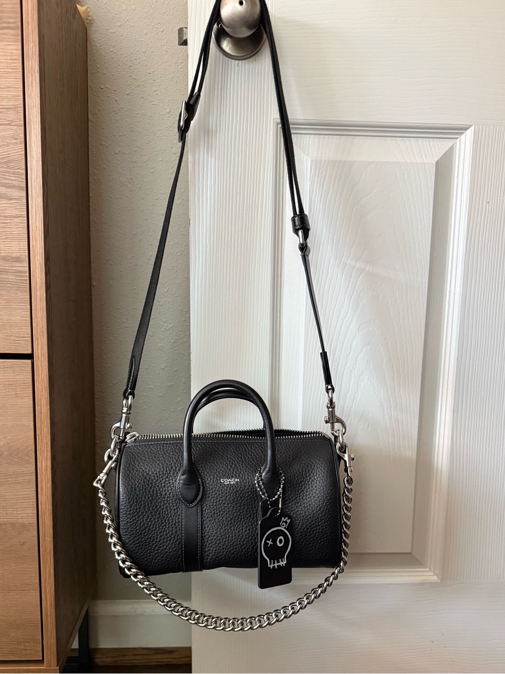 Coach Black Compass 25 and Coach Curb Chain - Picture 7 of 7